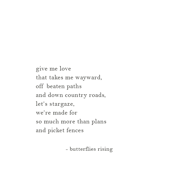 give me love that takes me wayward
