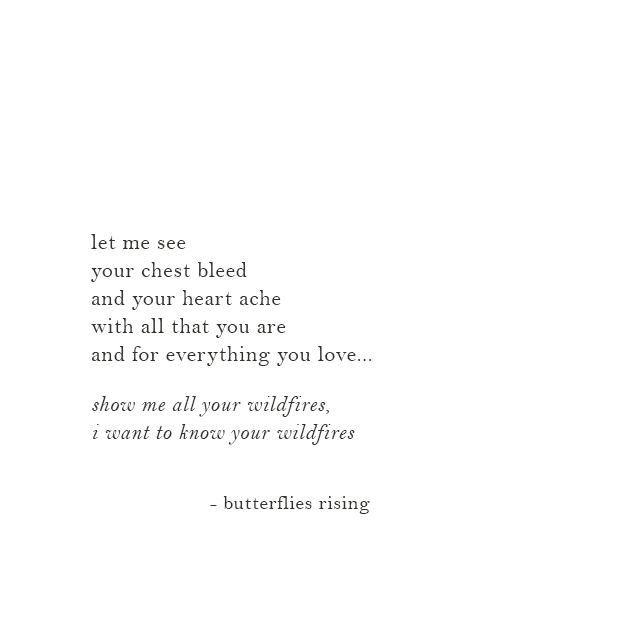 i want to know your wildfires