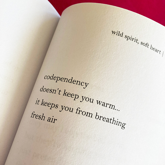 codependency doesn’t keep you warm... it keeps you from breathing fresh air - butterflies rising