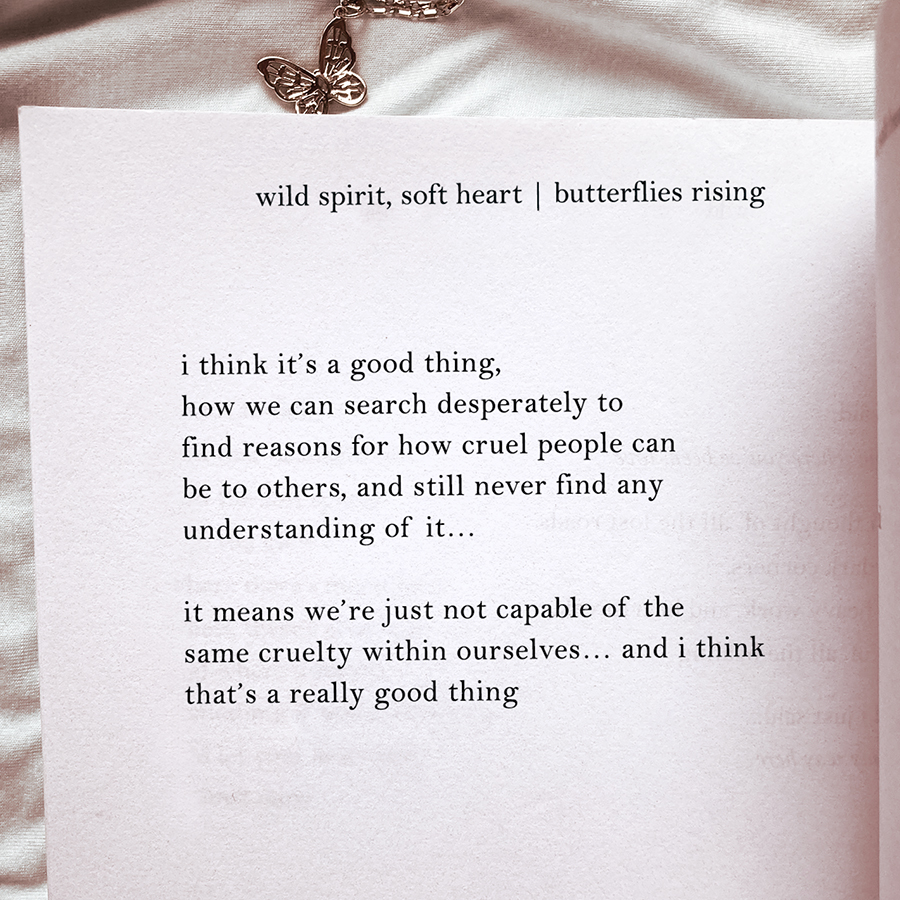 i think it’s a good thing, how we can search desperately to find reasons