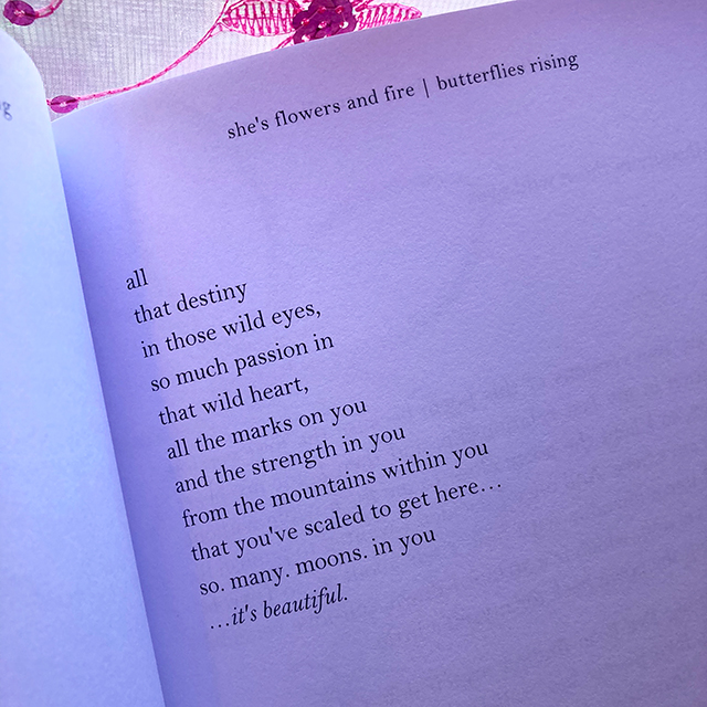 all that destiny in those wild eyes,  so much passion in that wild heart - butterflies rising