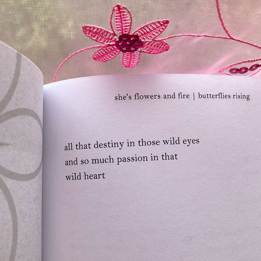 all that destiny in those wild eyes, and so much passion in that wild heart - butterflies rising