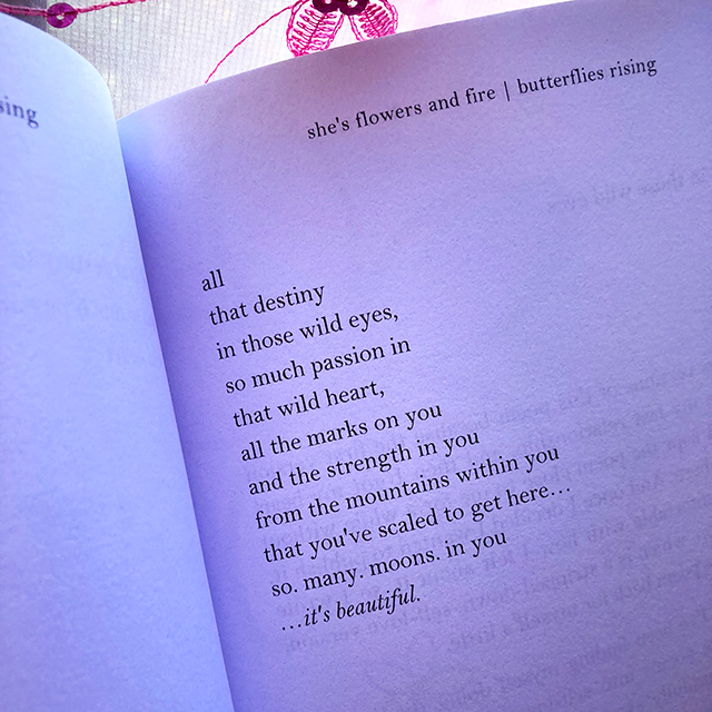 all that destiny in those wild eyes,  so much passion in that wild heart - butterflies rising