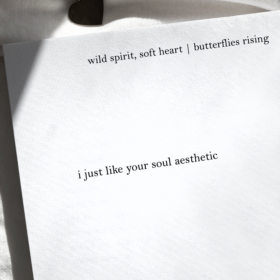 i just like your soul aesthetic