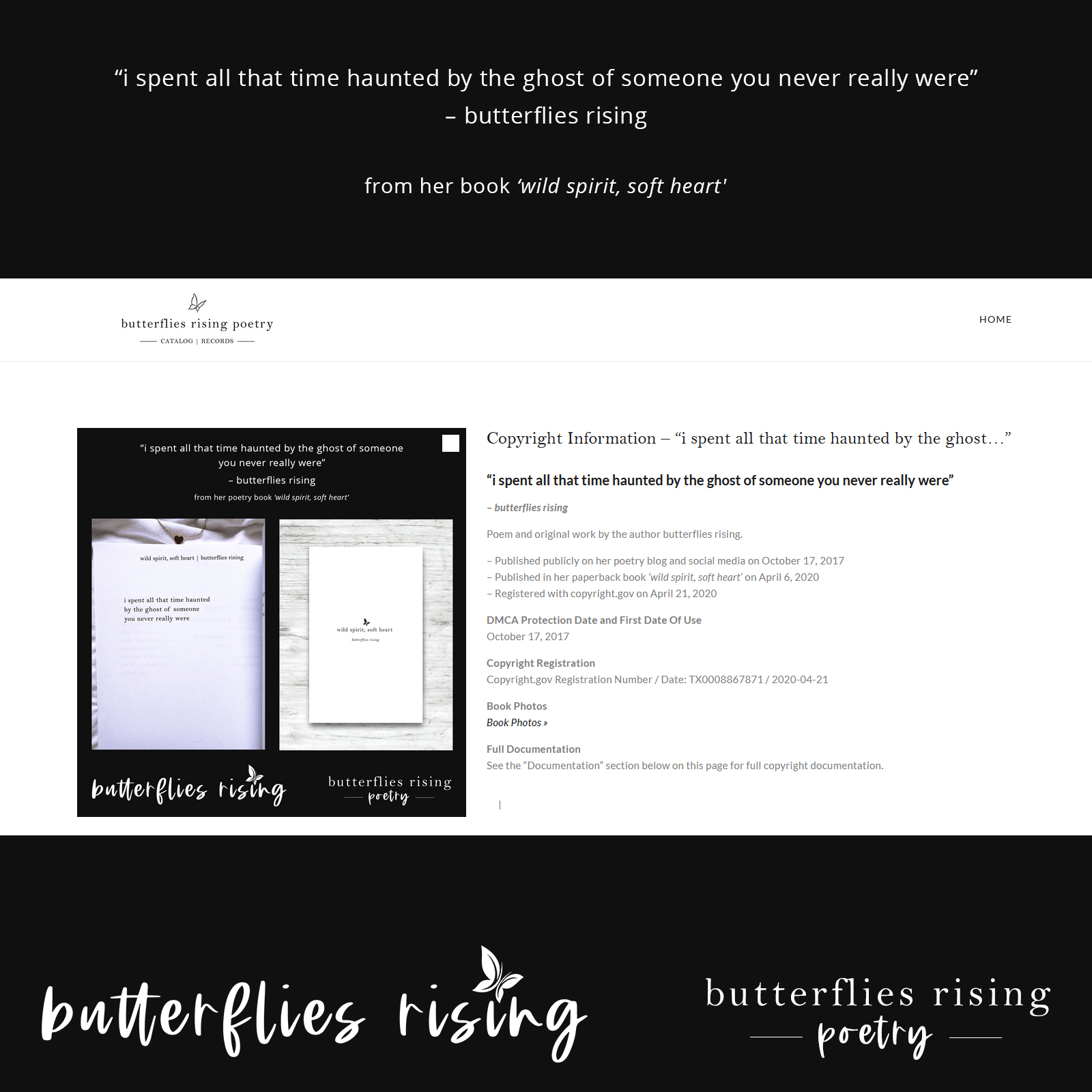 i spent all that time haunted by the ghost of someone you never really were