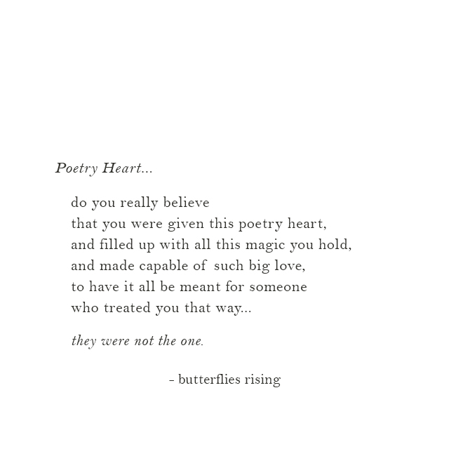 you were given this poetry heart