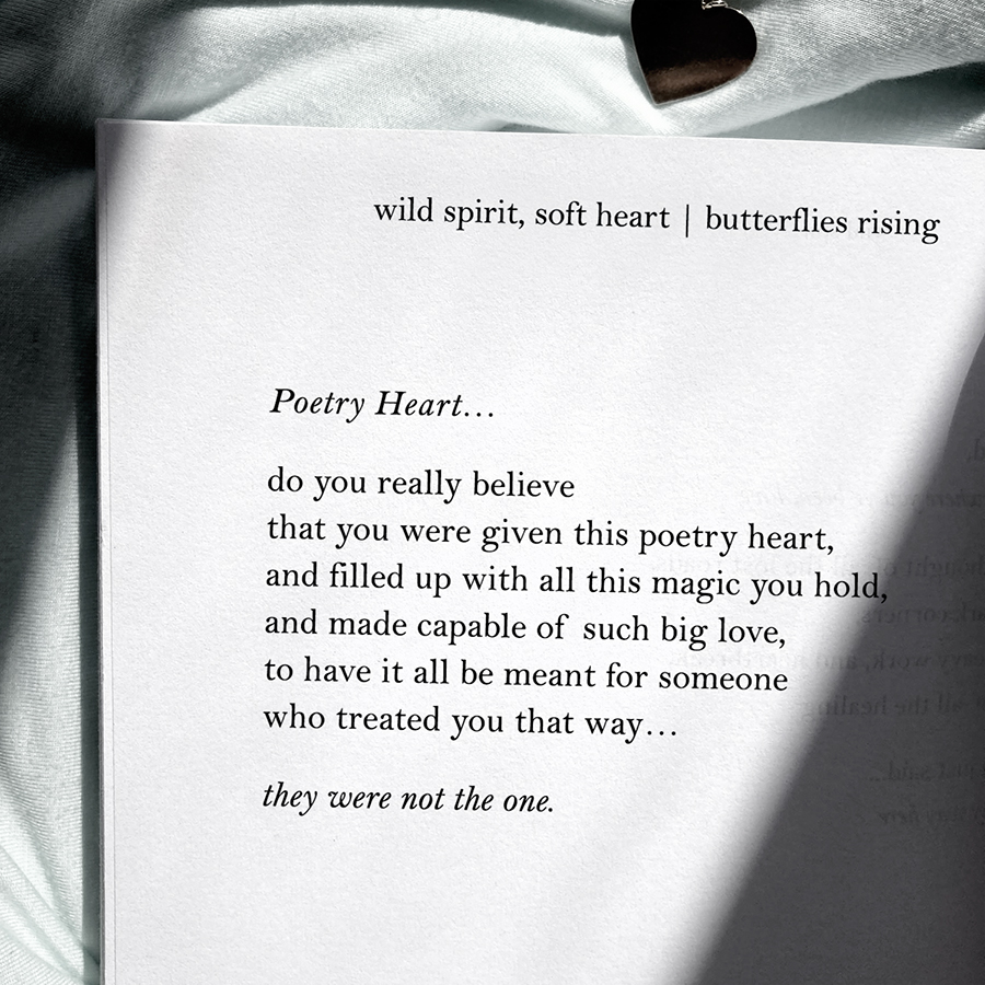 you were given this poetry heart