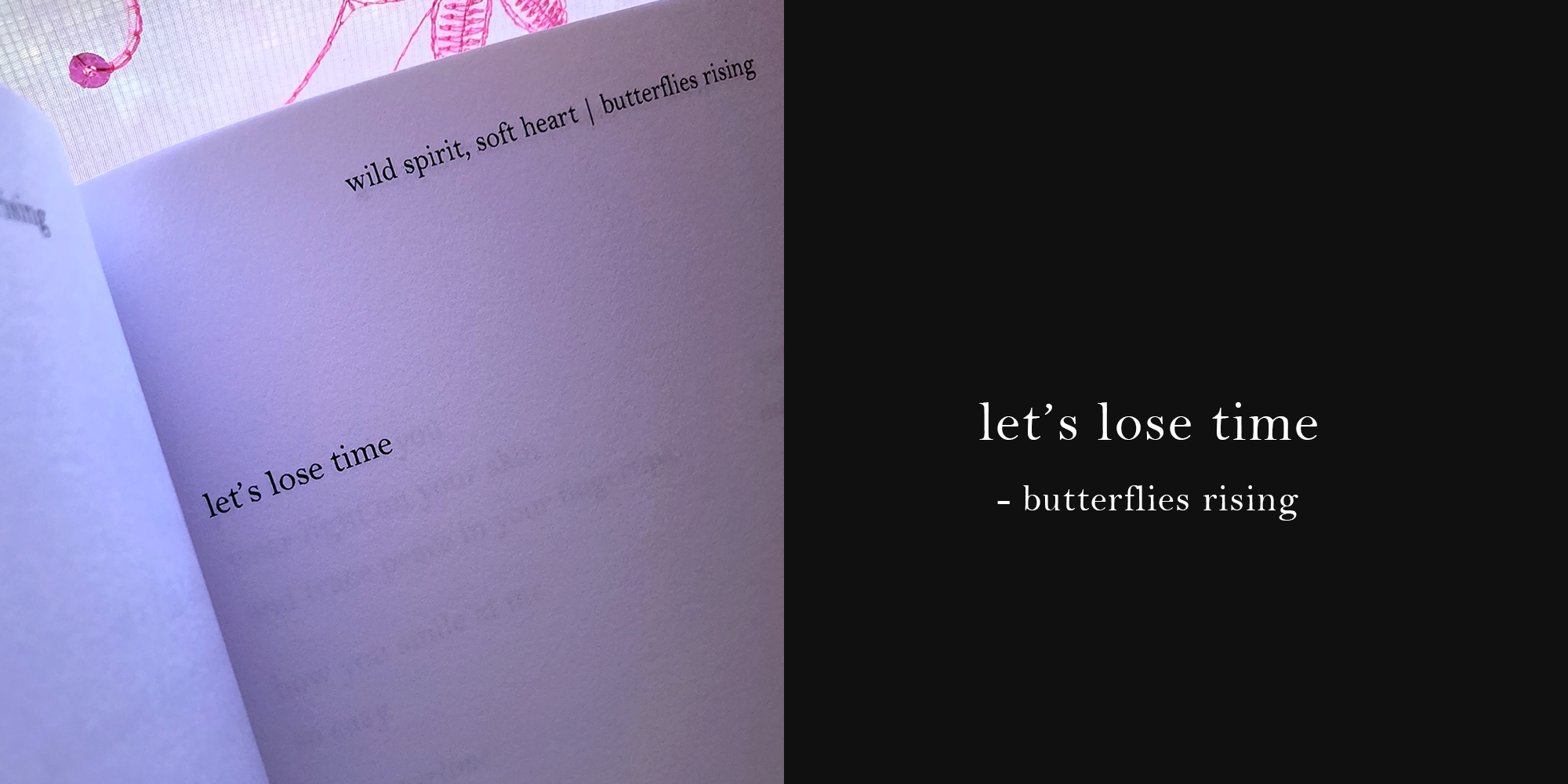 let's lose time - butterflies rising
