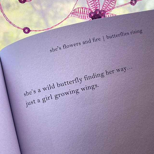 she's a wild butterfly finding her way... just a girl growing wings.