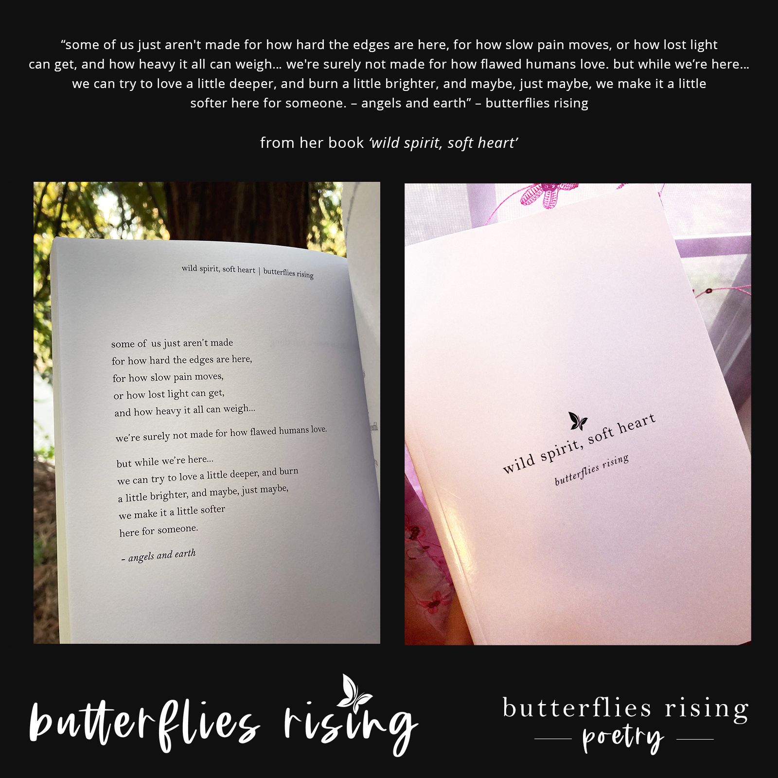 some of us just aren't made for how hard the edges are here - butterflies rising