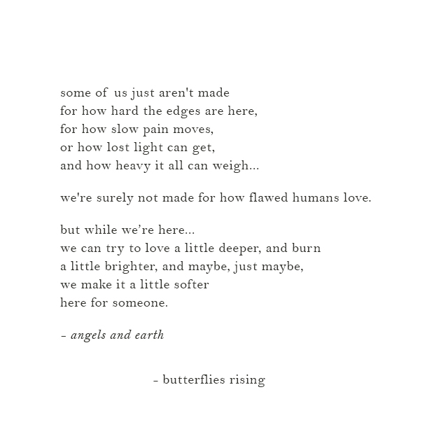 we make it a little softer here for someone