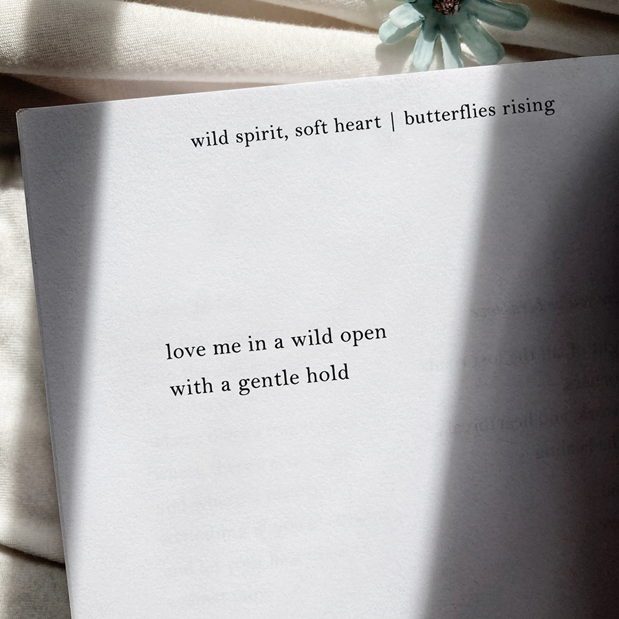 love me in a wild open with a gentle hold