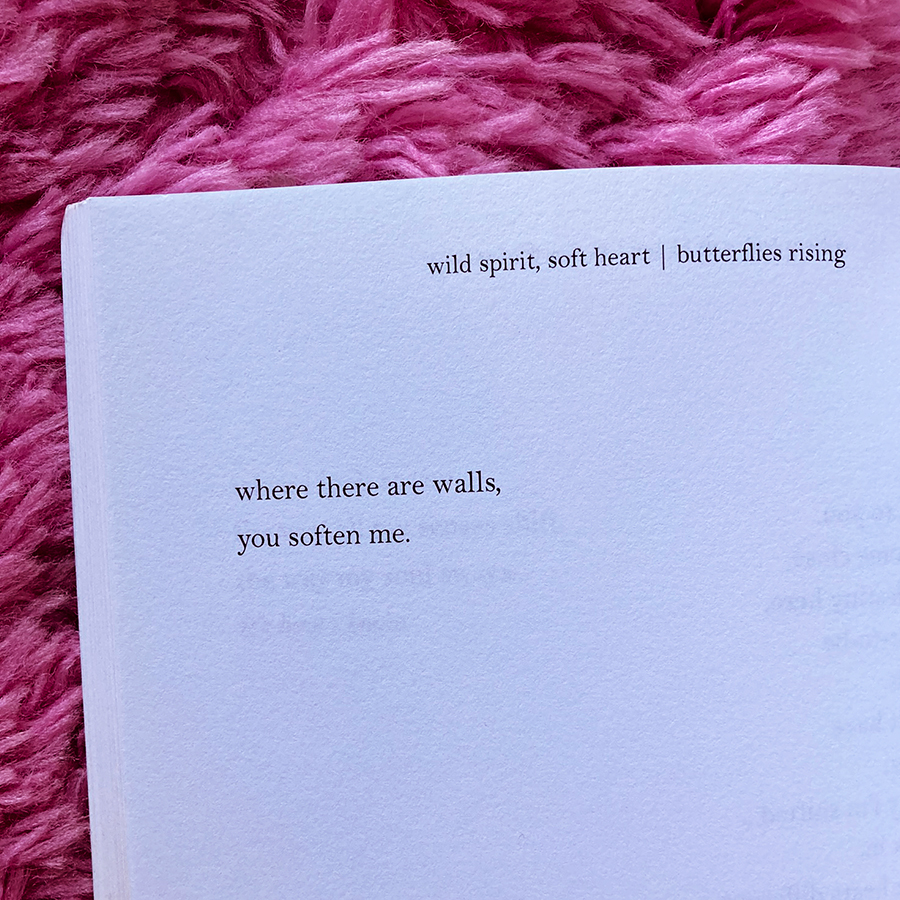 where there are walls, you soften me