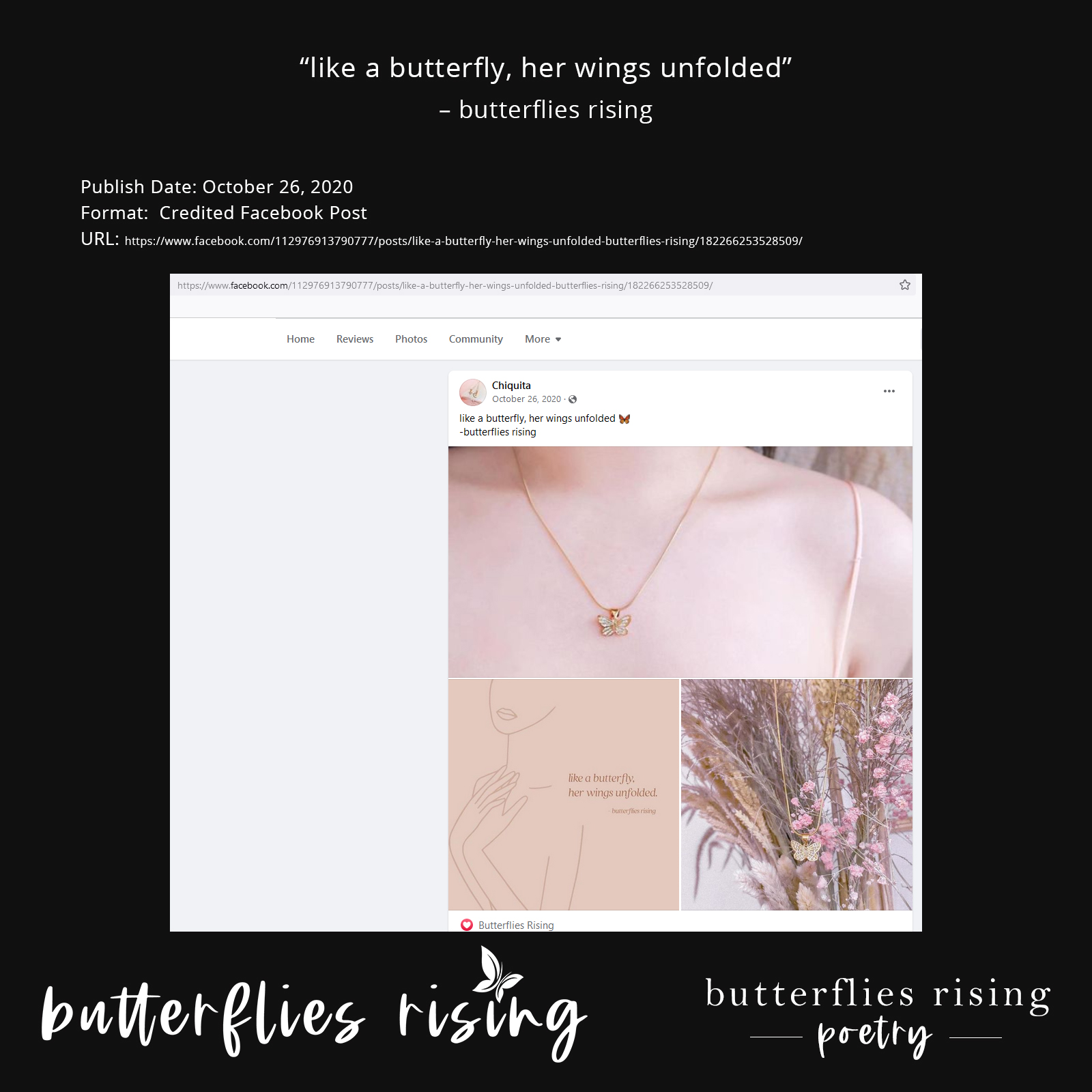 like a butterfly, her wings unfolded - butterflies rising quote
