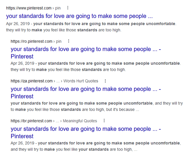 your standards for love are going to make some people uncomfortable.