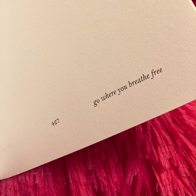 go where you breathe free. - butterflies rising