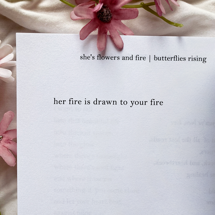 her fire is drawn to your fire