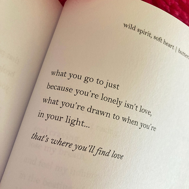 what you're drawn to when you're in your light
