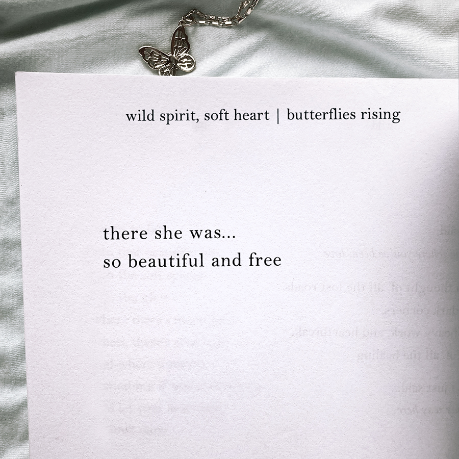 there she was... so beautiful and free