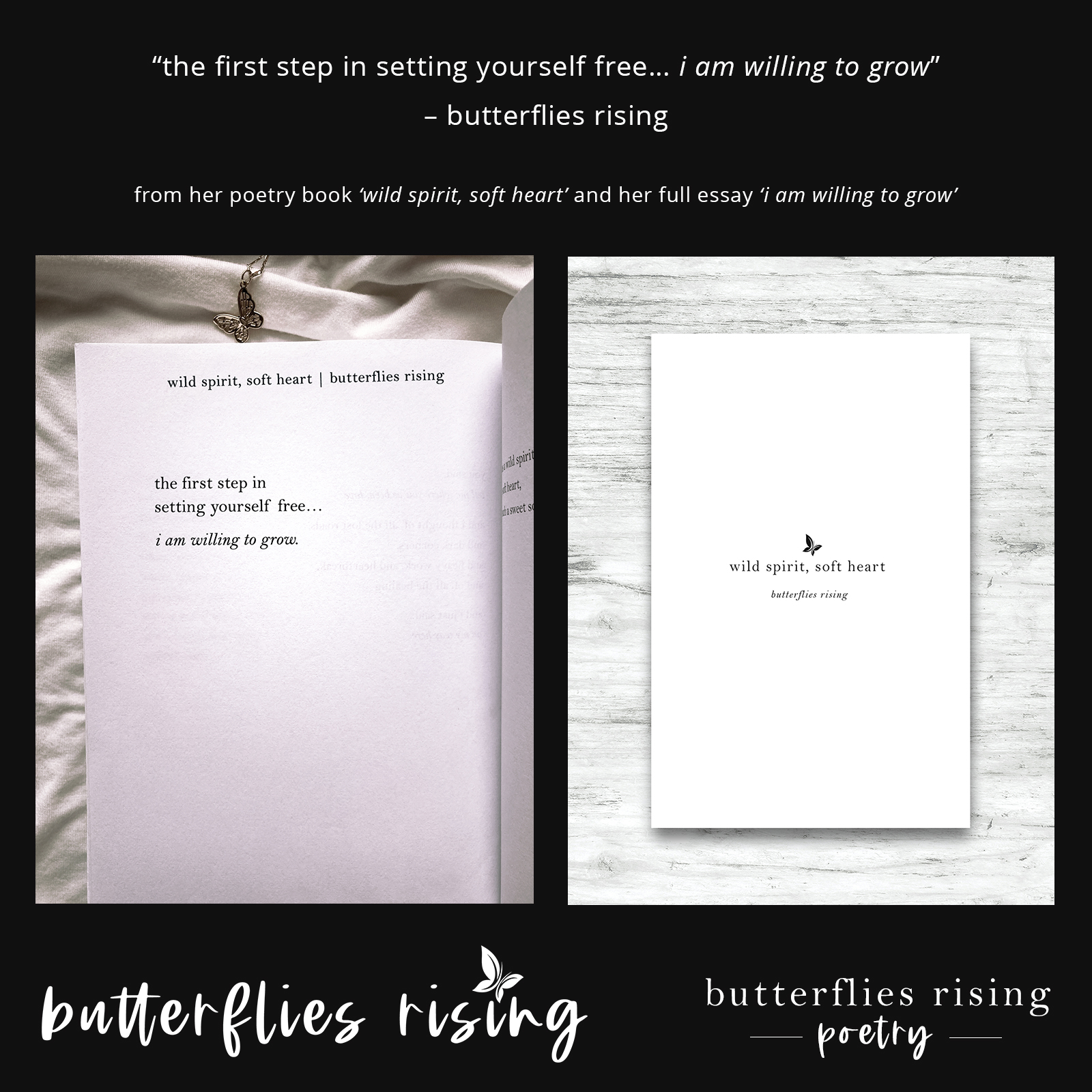 the first step in setting yourself free... i am willing to grow