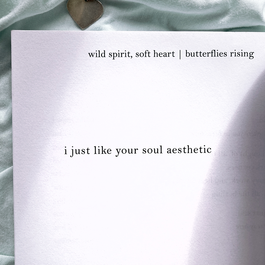 i just like your soul aesthetic