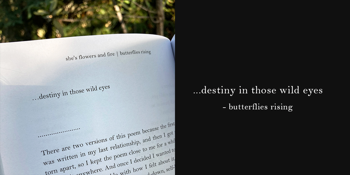 ...destiny in those wild eyes - butterflies rising