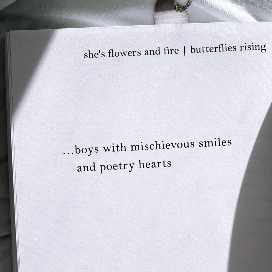 boys with mischievous smiles and poetry hearts