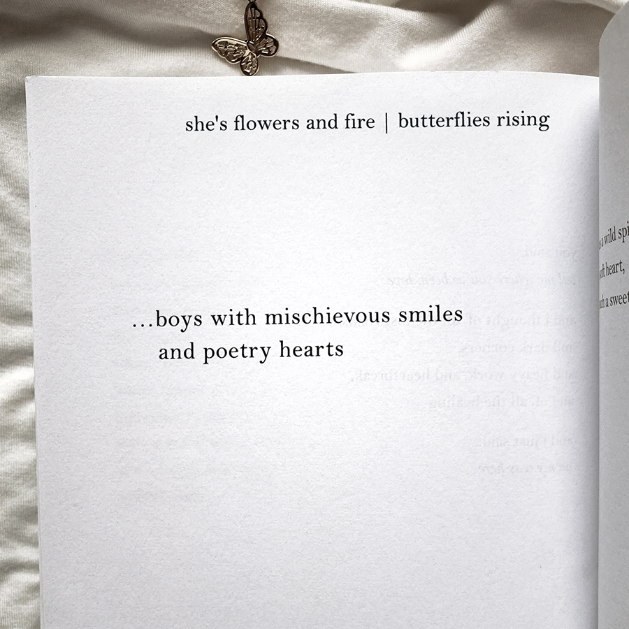 boys with mischievous smiles and poetry hearts