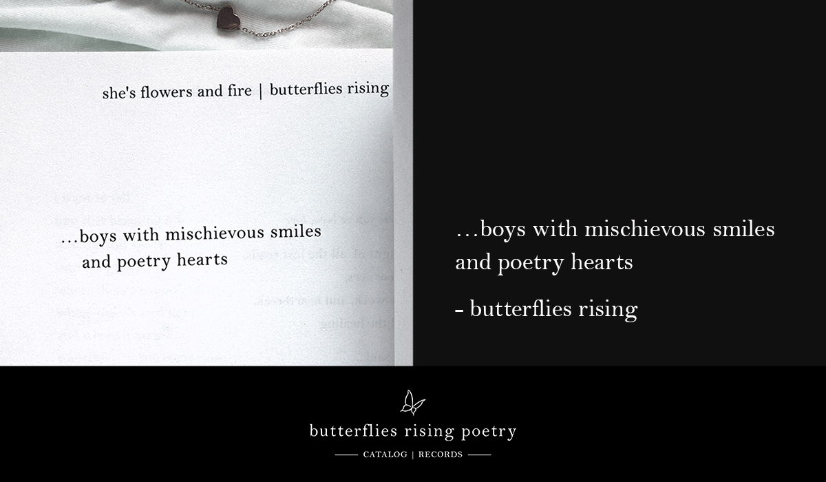 boys with mischievous smiles and poetry hearts