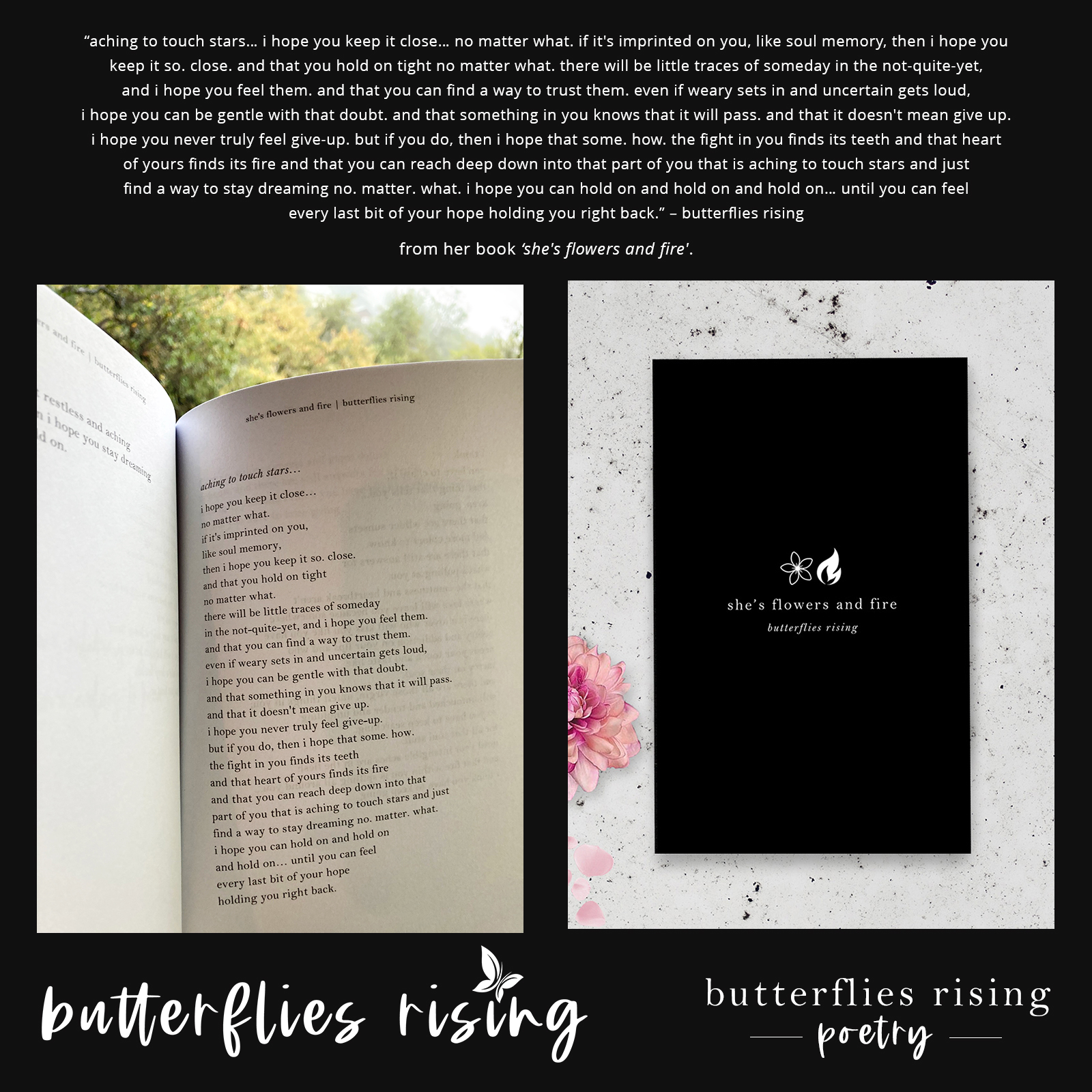 i hope you keep it close... no matter what. if it's imprinted on you, like soul memory, then i hope you keep it so. close. - butterflies rising