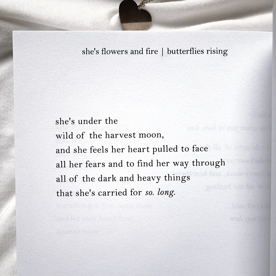 she's under the wild of the harvest moon