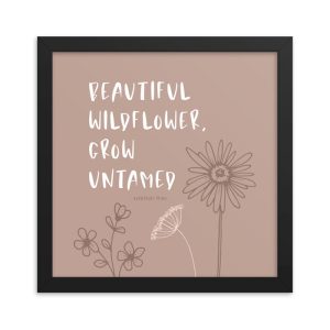 beautiful wildflower, grow untamed - butterflies rising