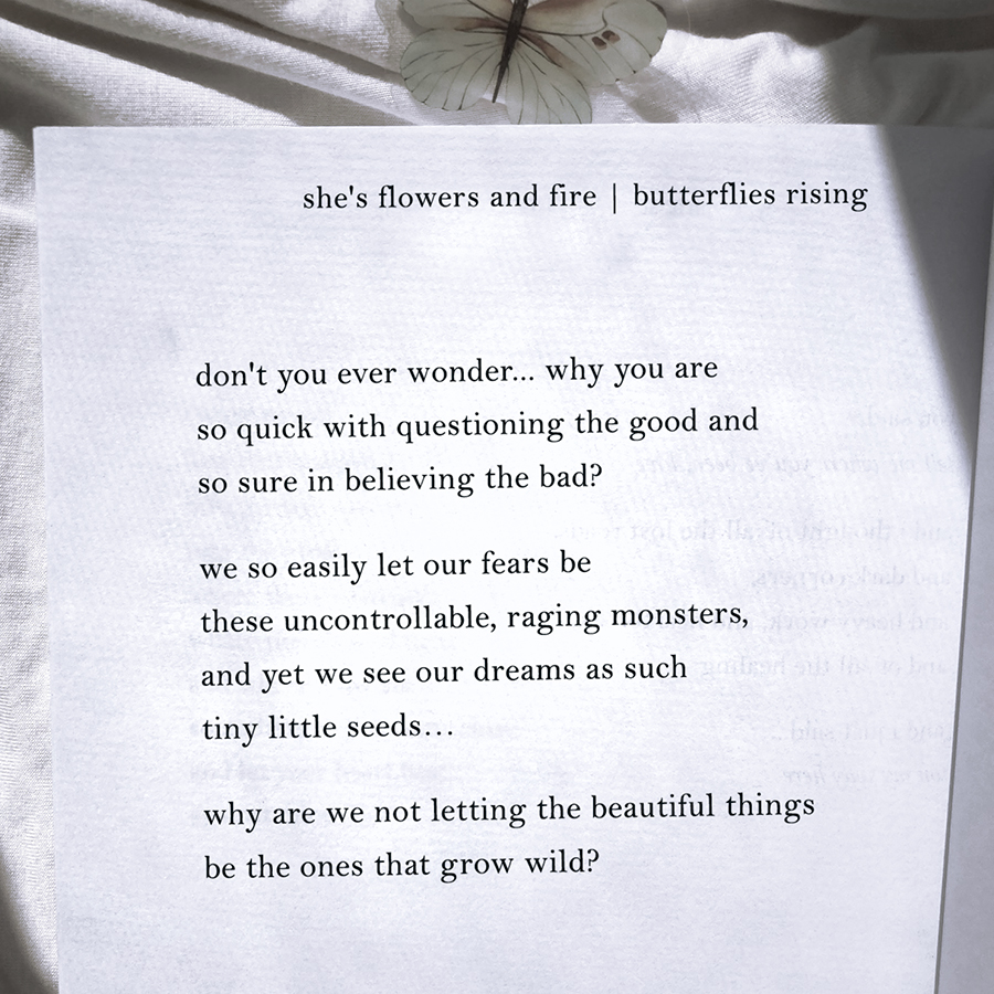 don't you ever wonder... why you are so quick with questioning the good and so sure in believing the bad