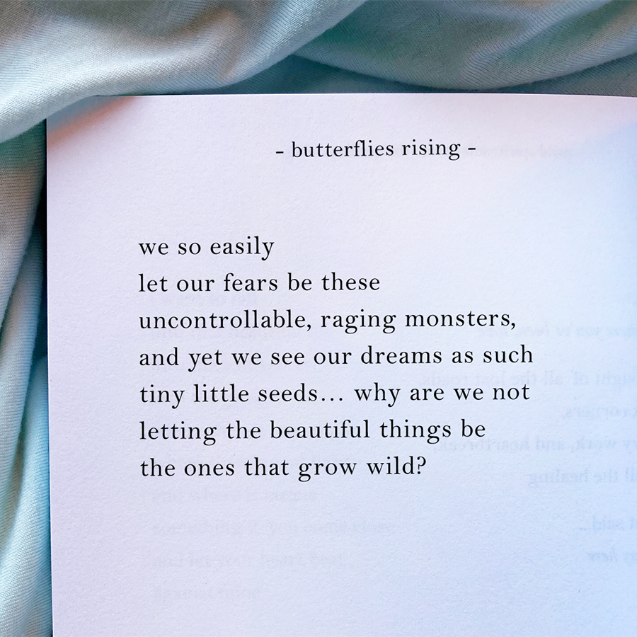 we so easily let our fears be these uncontrollable, raging monsters