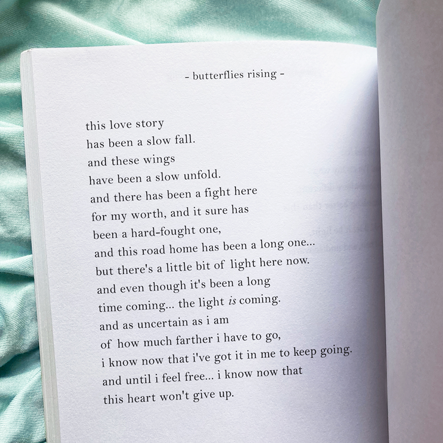 i have to believe that pain doesn't just wear our hearts out; that it stretches them with purpose - butterflies rising