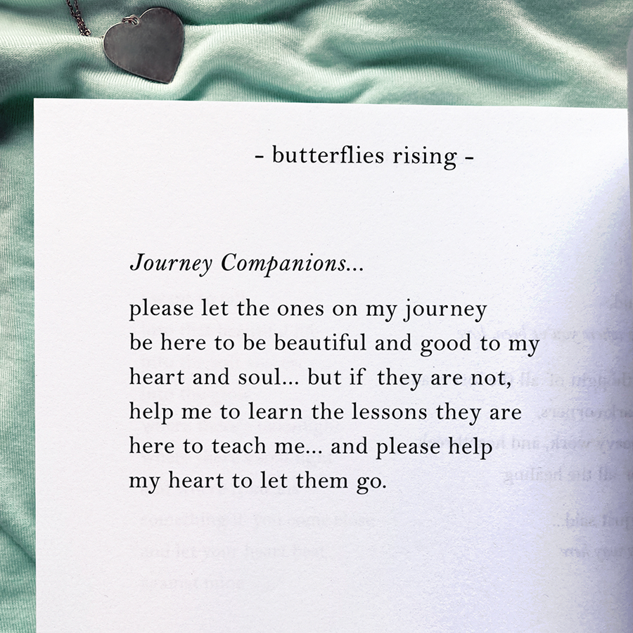 Journey Companions... please let the ones on my journey be here to be beautiful