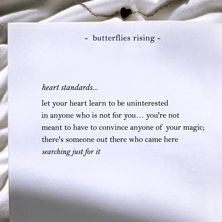 let your heart learn to be uninterested in anyone who is not for you