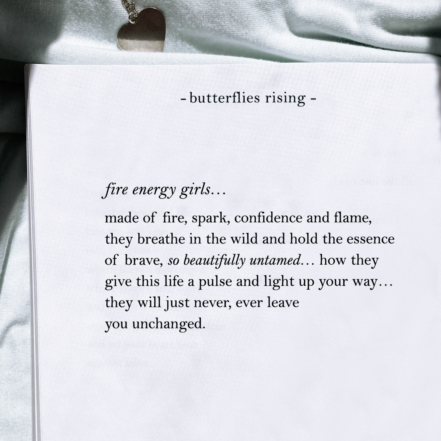 fire energy girls… made of fire, spark, confidence and flame, they breathe in the wild