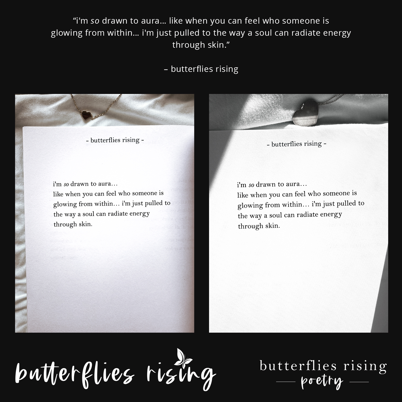 i'm so drawn to aura... like when you can feel who someone is glowing from within