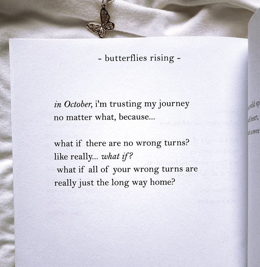 in October, i'm trusting my journey no matter what, because
