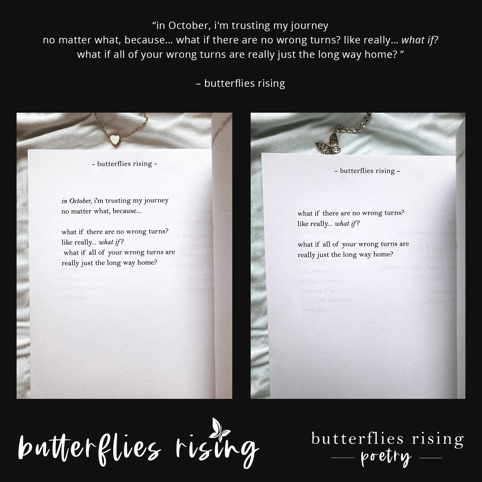 in October, i'm trusting my journey no matter what
