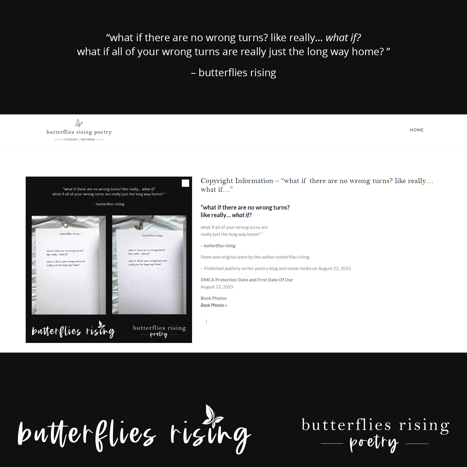 what if there are no wrong turns? like really… what if
