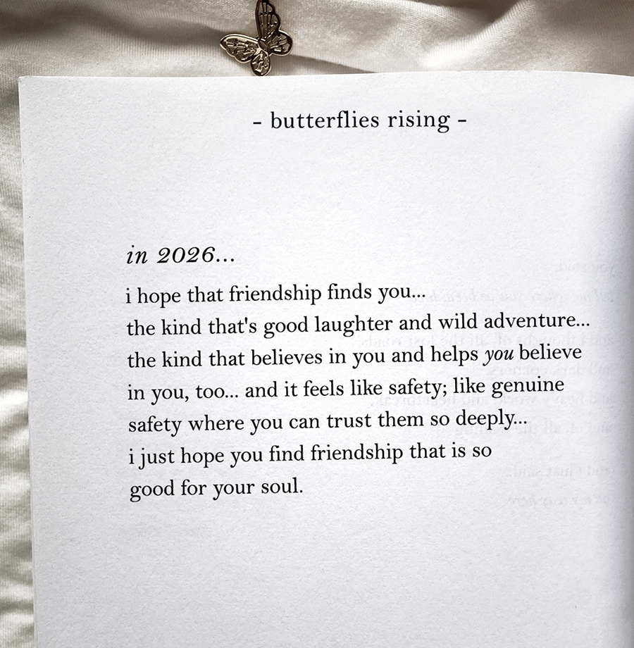 i hope that friendship finds you… the kind that's good laughter and wild adventure