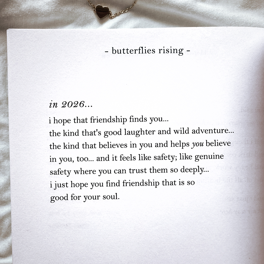 i hope that friendship finds you… the kind that's good laughter and wild adventure