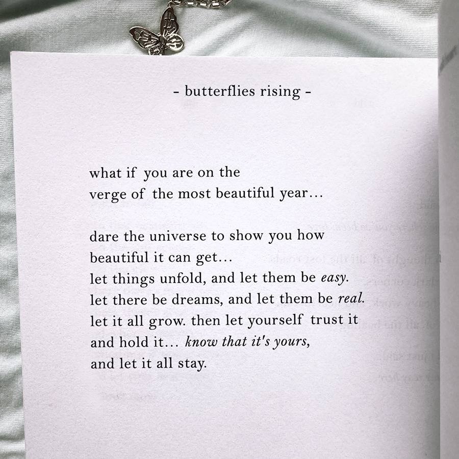 what if you are on the verge of the most beautiful year