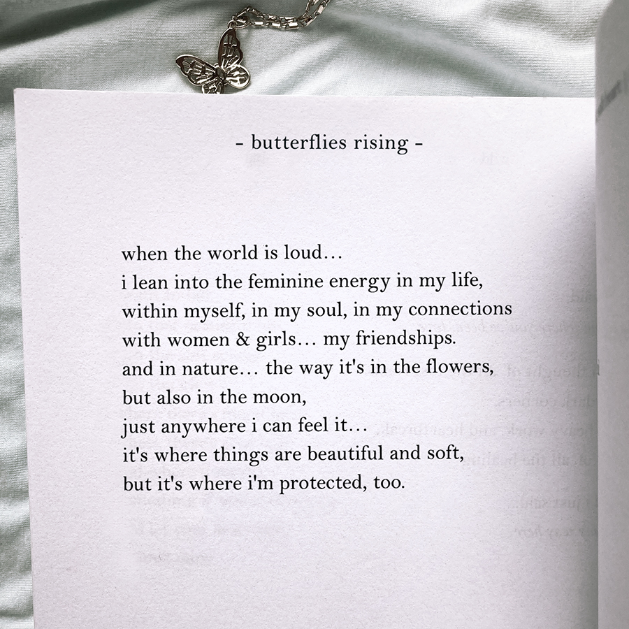 current mood… leaning into the feminine energy in my life, within myself, in my soul, in my connections