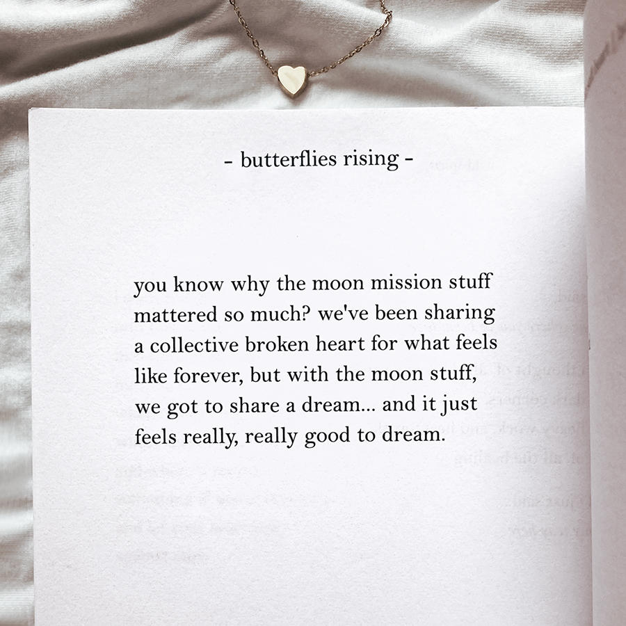 you know why the moon mission stuff mattered so much