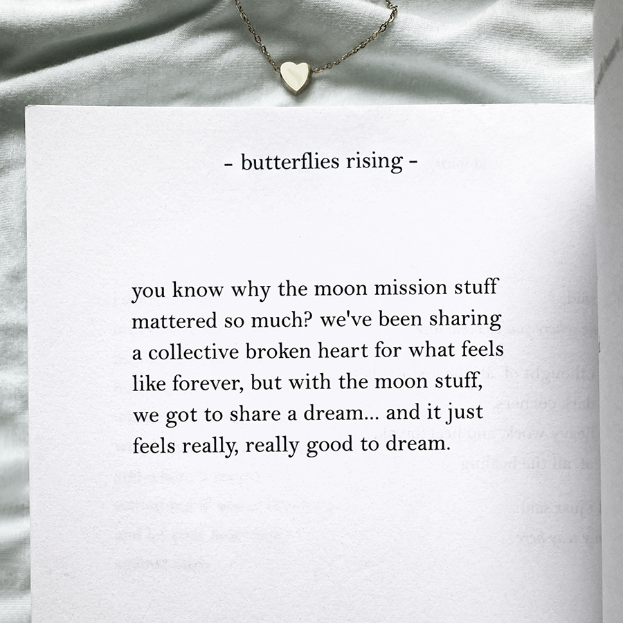 you know why the moon mission stuff mattered so much