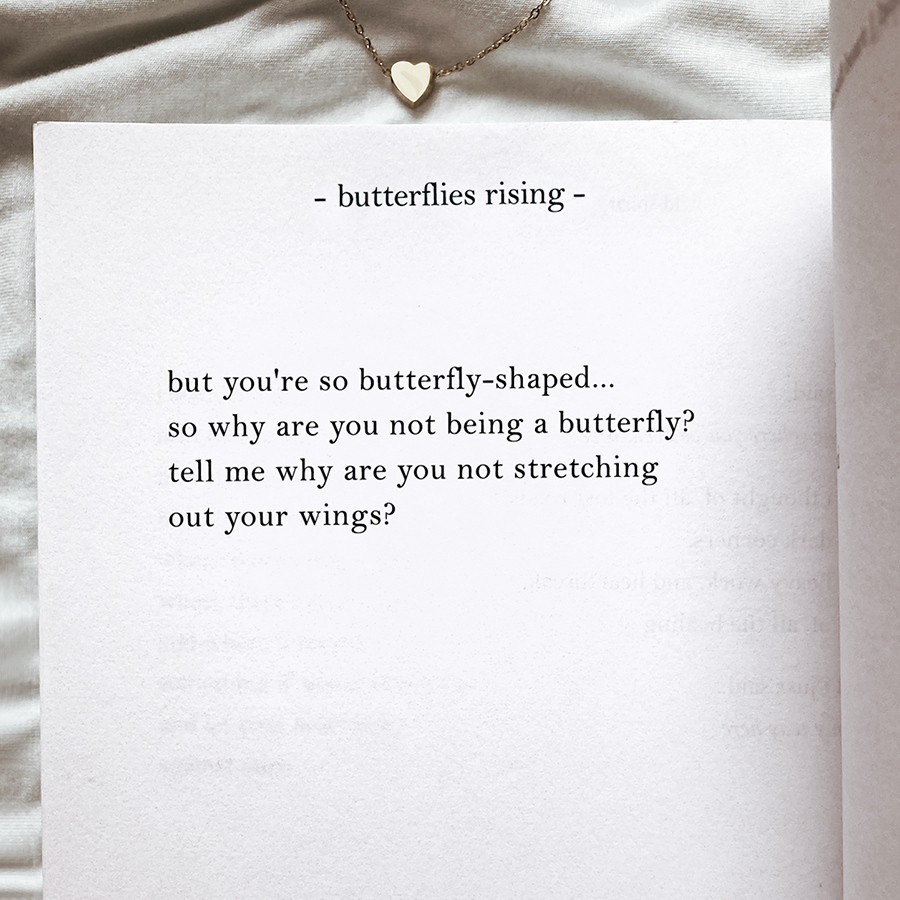 but you're so butterfly-shaped... so why are you not being a butterfly